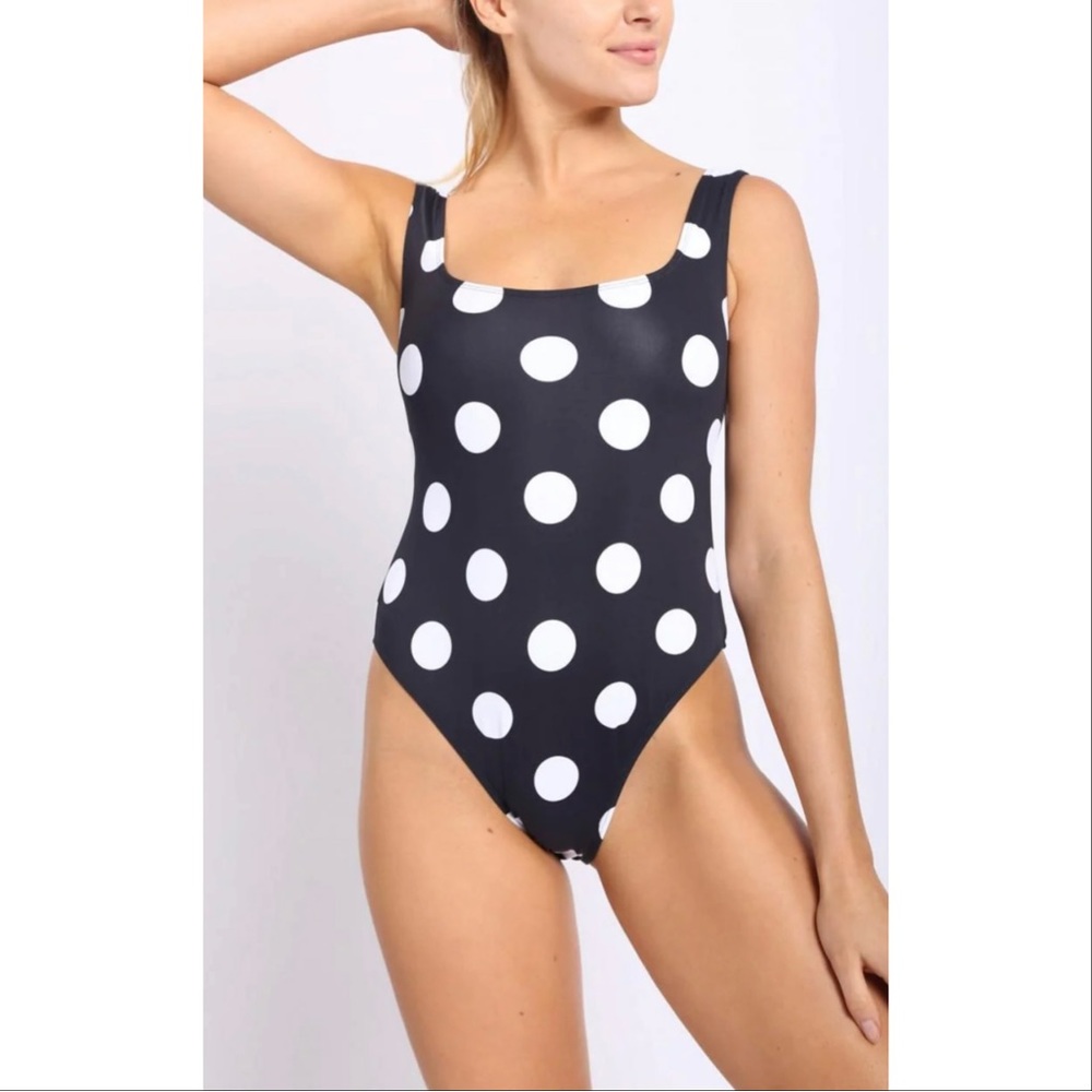 Polka Dot One Piece Swimsuit